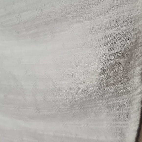 Bp Peasant Blouse, High Waist, Balloon Sleeve, Semi-Sheer, Size M, NEW with Tag - Picture 10 of 10